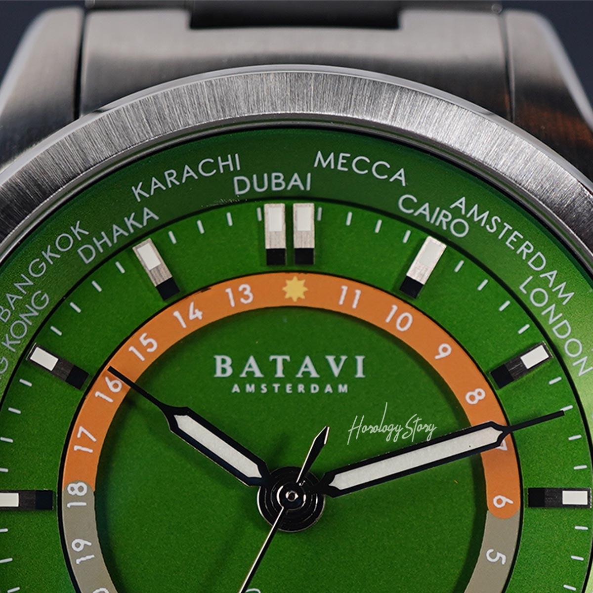 Batavi Geograaf Eire Green Dial