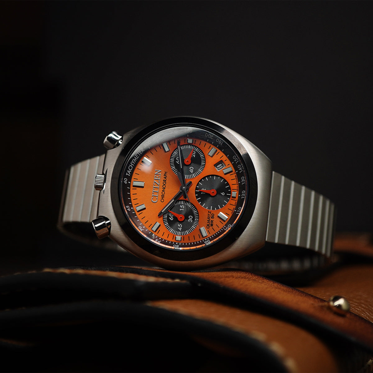 Citizen Tsuno Chrono Bullhead AN3660-81X Orange Dial