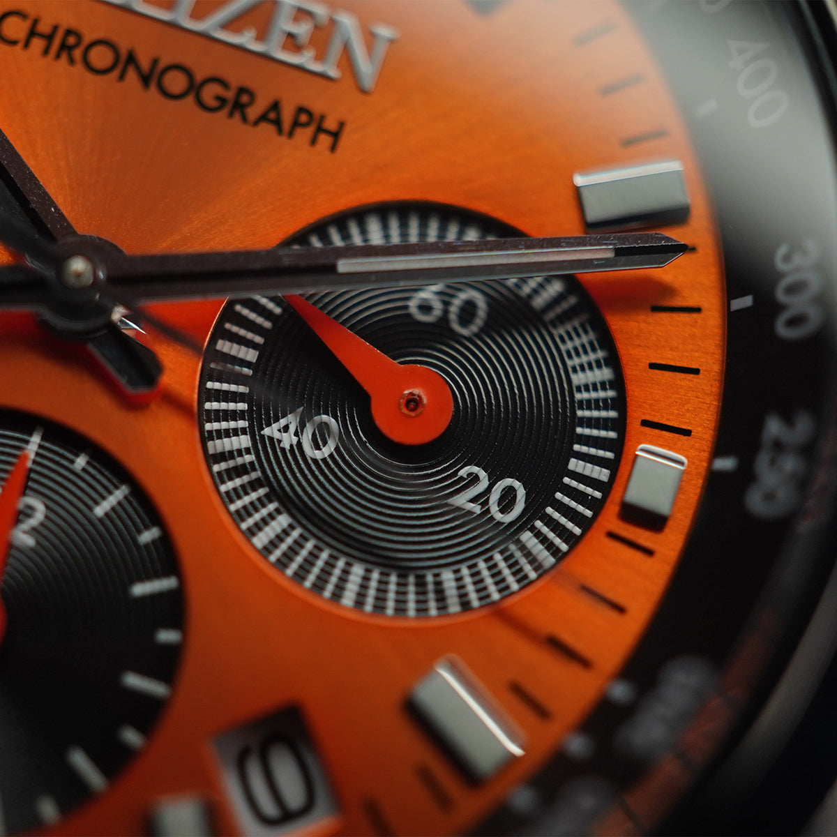 Citizen Tsuno Chrono Bullhead AN3660-81X Orange Dial