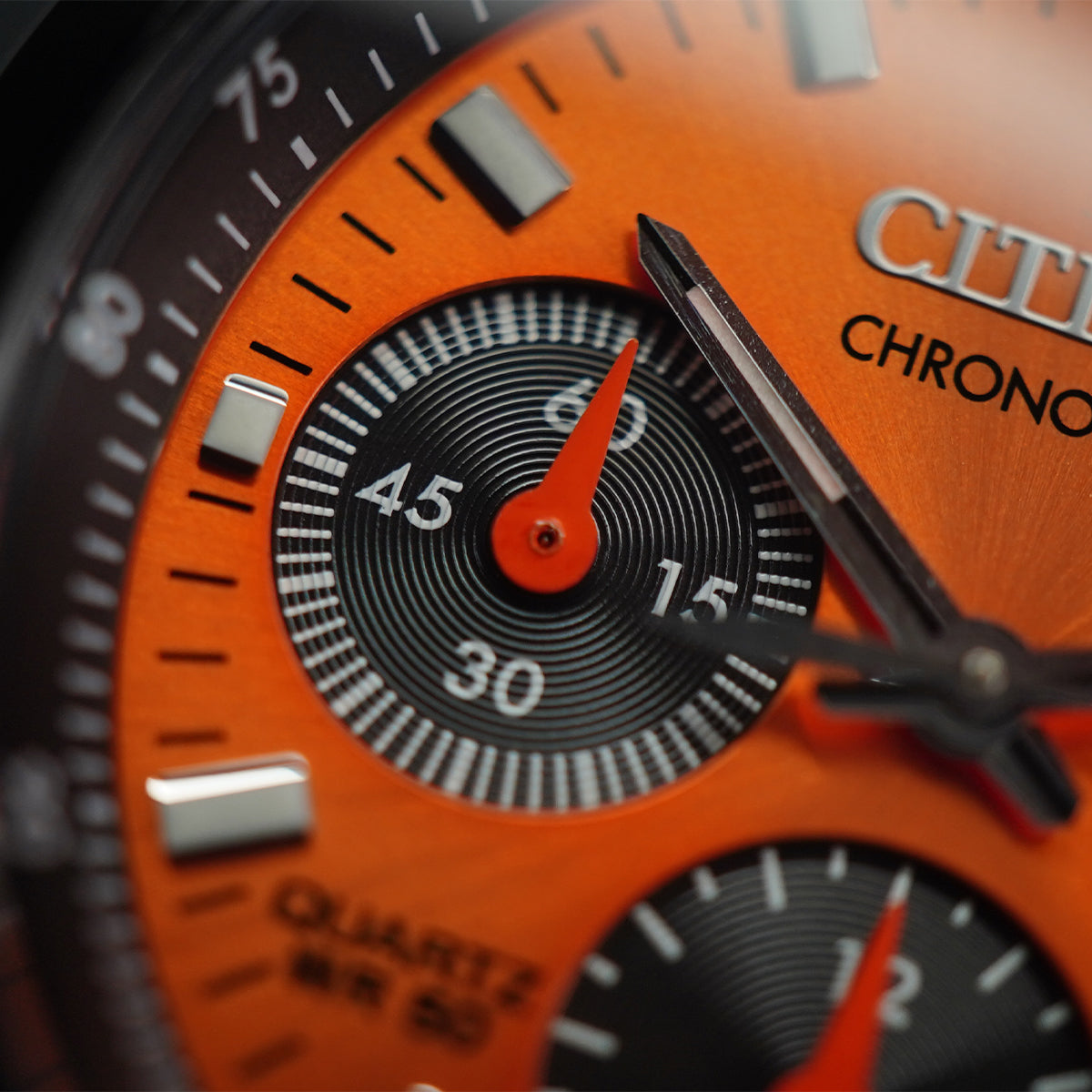 Citizen Tsuno Chrono Bullhead AN3660-81X Orange Dial