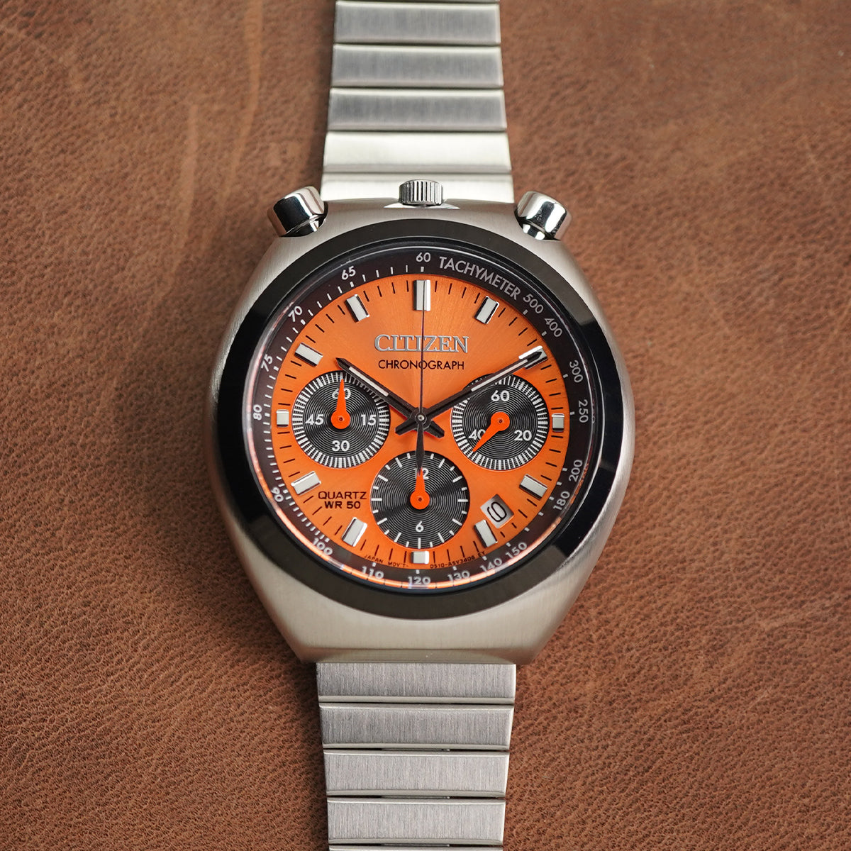 Citizen Tsuno Chrono Bullhead AN3660-81X Orange Dial