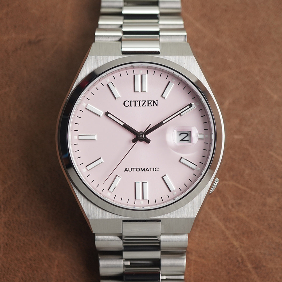 Citizen Tsuyosa NJ0158-89X X Pantone Pink Dial