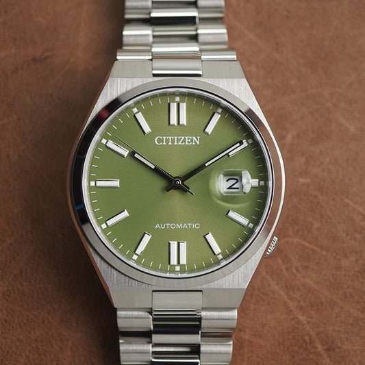 Citizen Tsuyosa NJ0158-89Z X Pantone Peaceful Green Dial