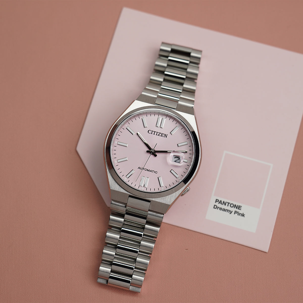 Citizen Tsuyosa NJ0158-89X X Pantone Pink Dial