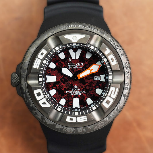 Citizen Promaster Marine Godzilla LTD BJ8059-03Z Black Red Dial