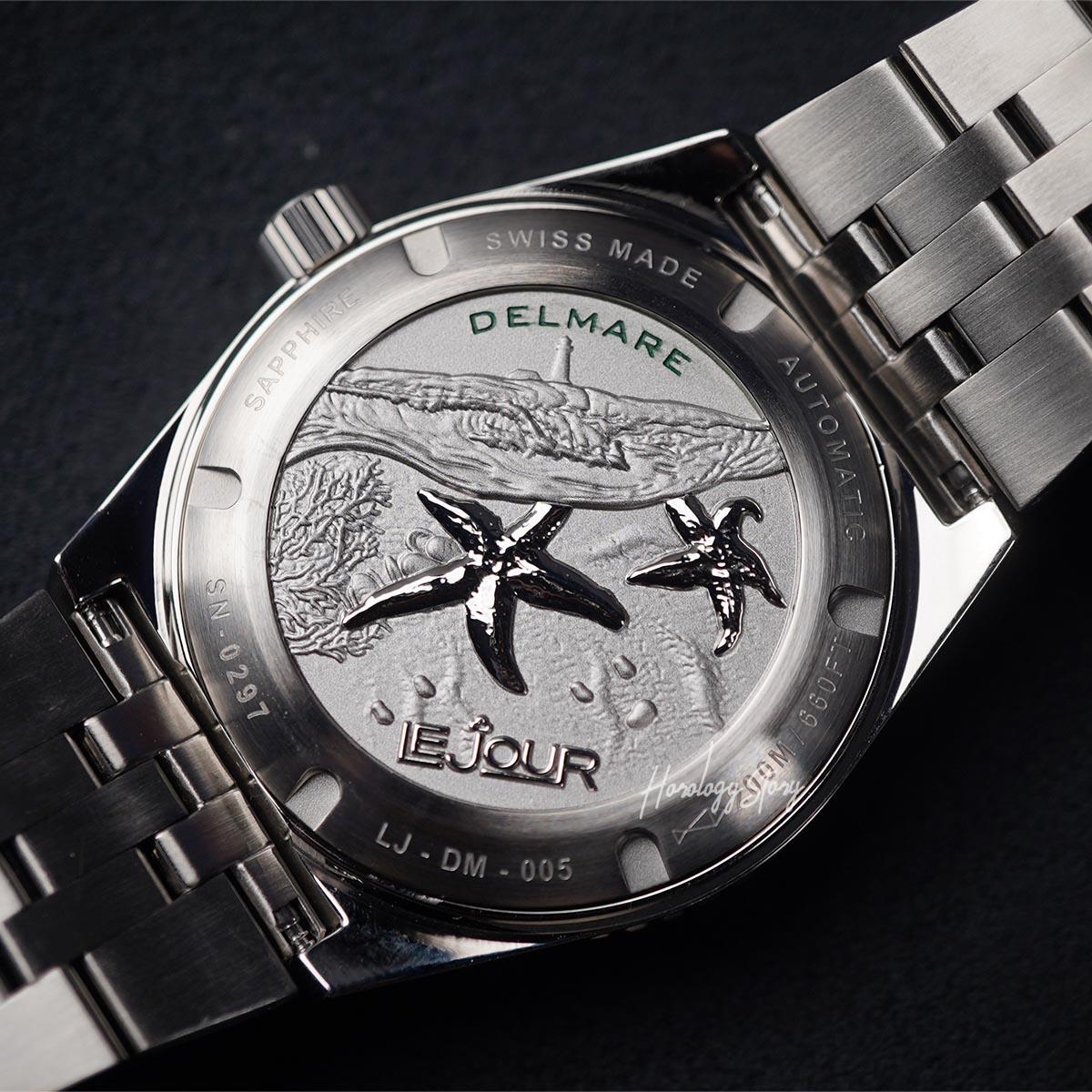 Le Jour Delmare Green Sunray Dial