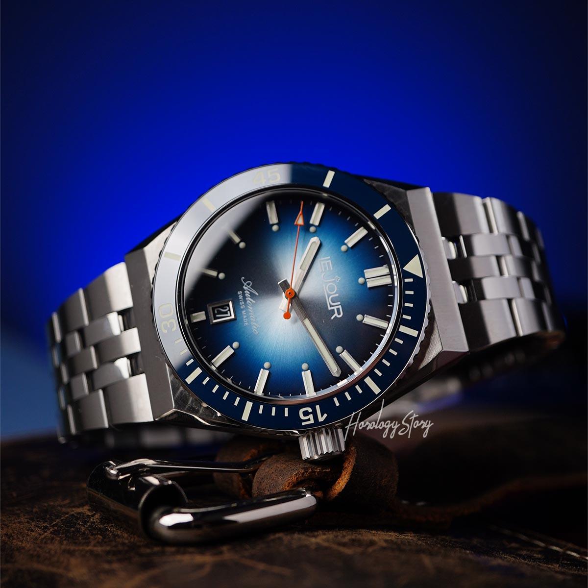 Le Jour Delmare Blue Sunray Dial