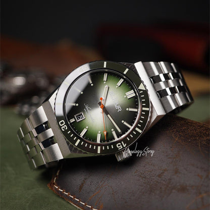 Le Jour Delmare Green Sunray Dial