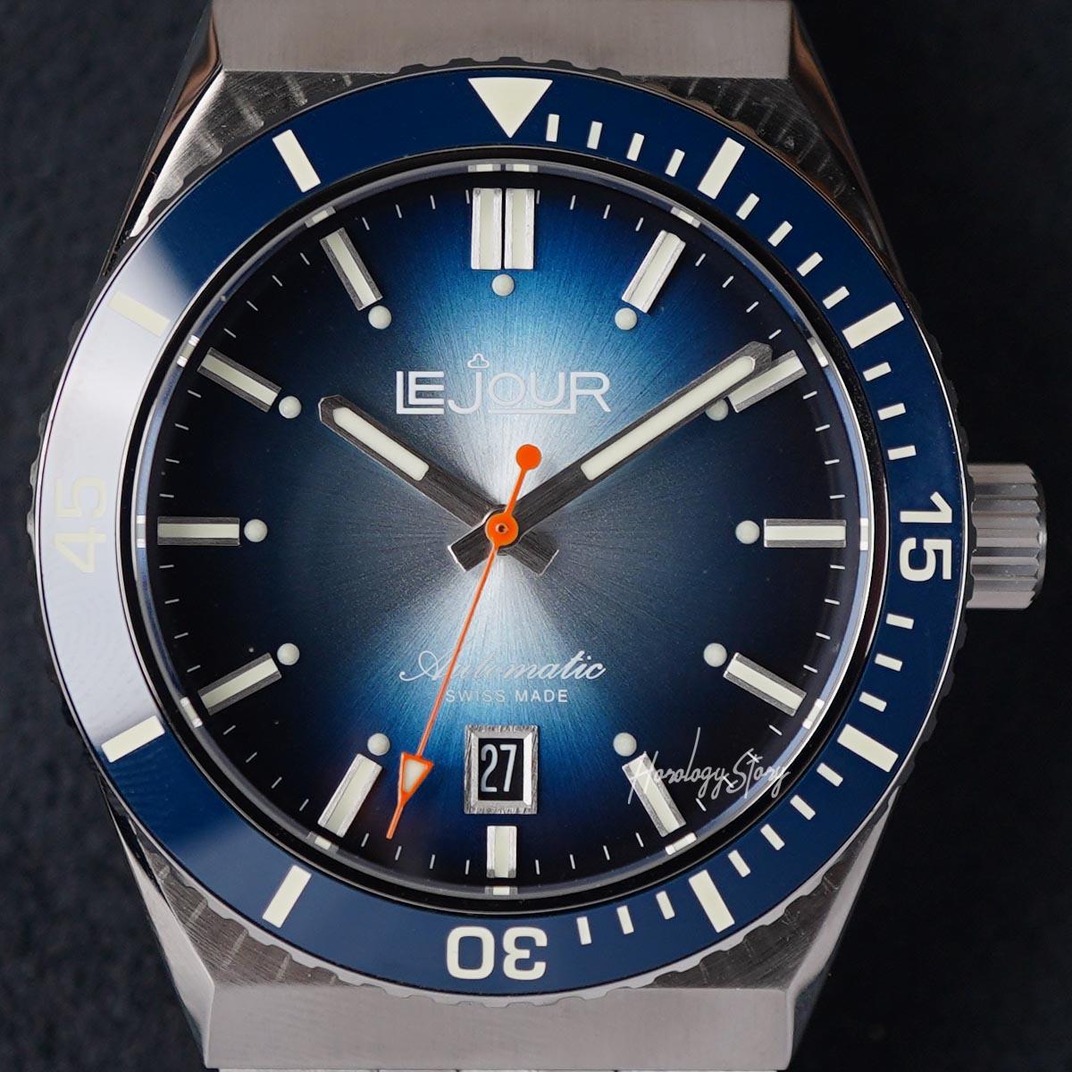 Le Jour Delmare Blue Sunray Dial