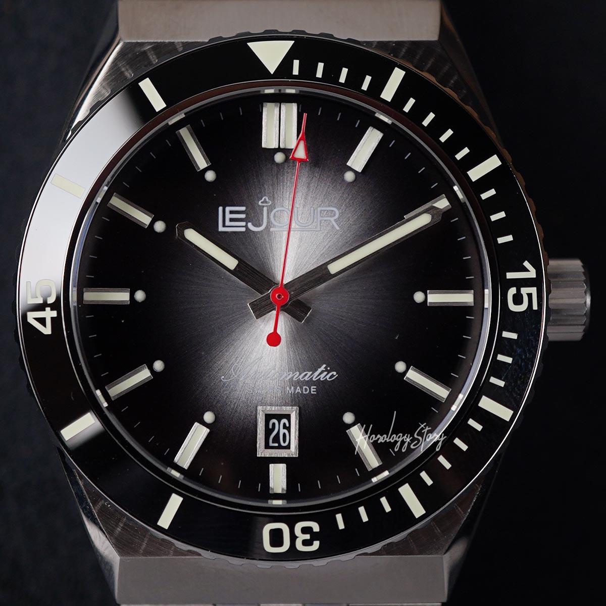 Le Jour Delmare Black Sunray Dial