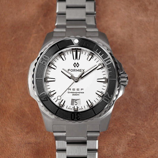 Formex Reef 39,5mm White Dial Black Ceramic Bezel COSC