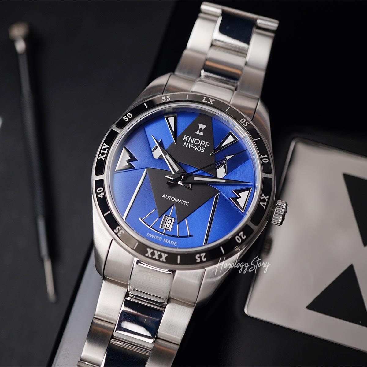 Knopf NY-405 Blue Black Dial