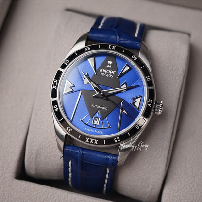 Knopf NY-405 Blue Black Dial