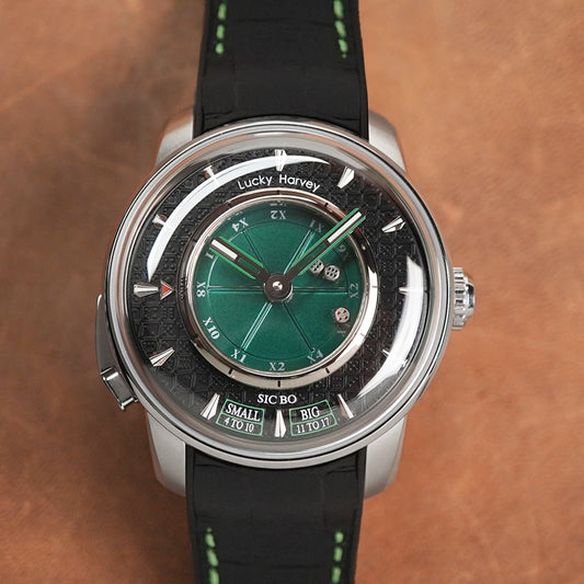 LUCKY HARVEY Player Series Sic Bo Green Automatic