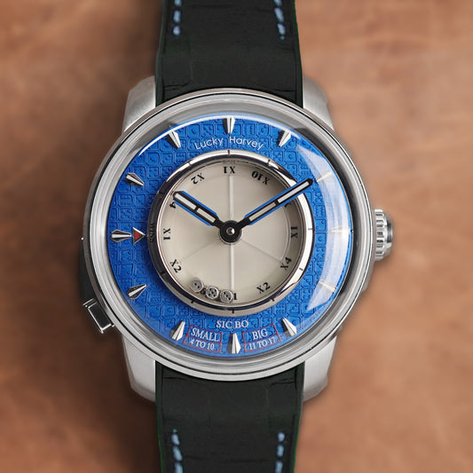 LUCKY HARVEY Player Series Sic Bo Blue Automatic