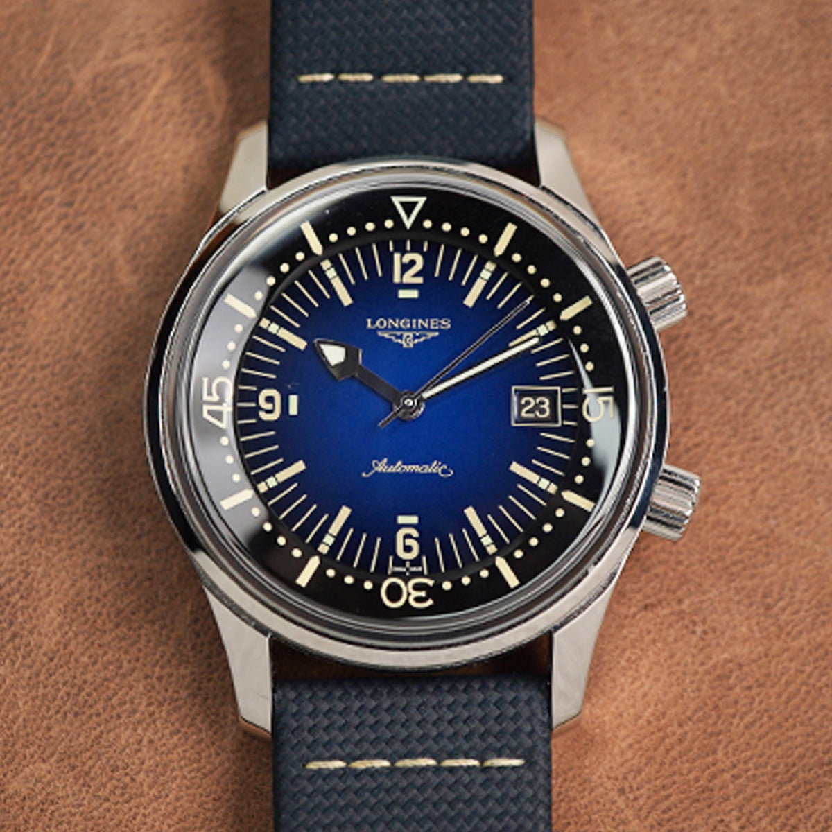 Longines Legend Diver L3.774.4.90.2 Blue Dial