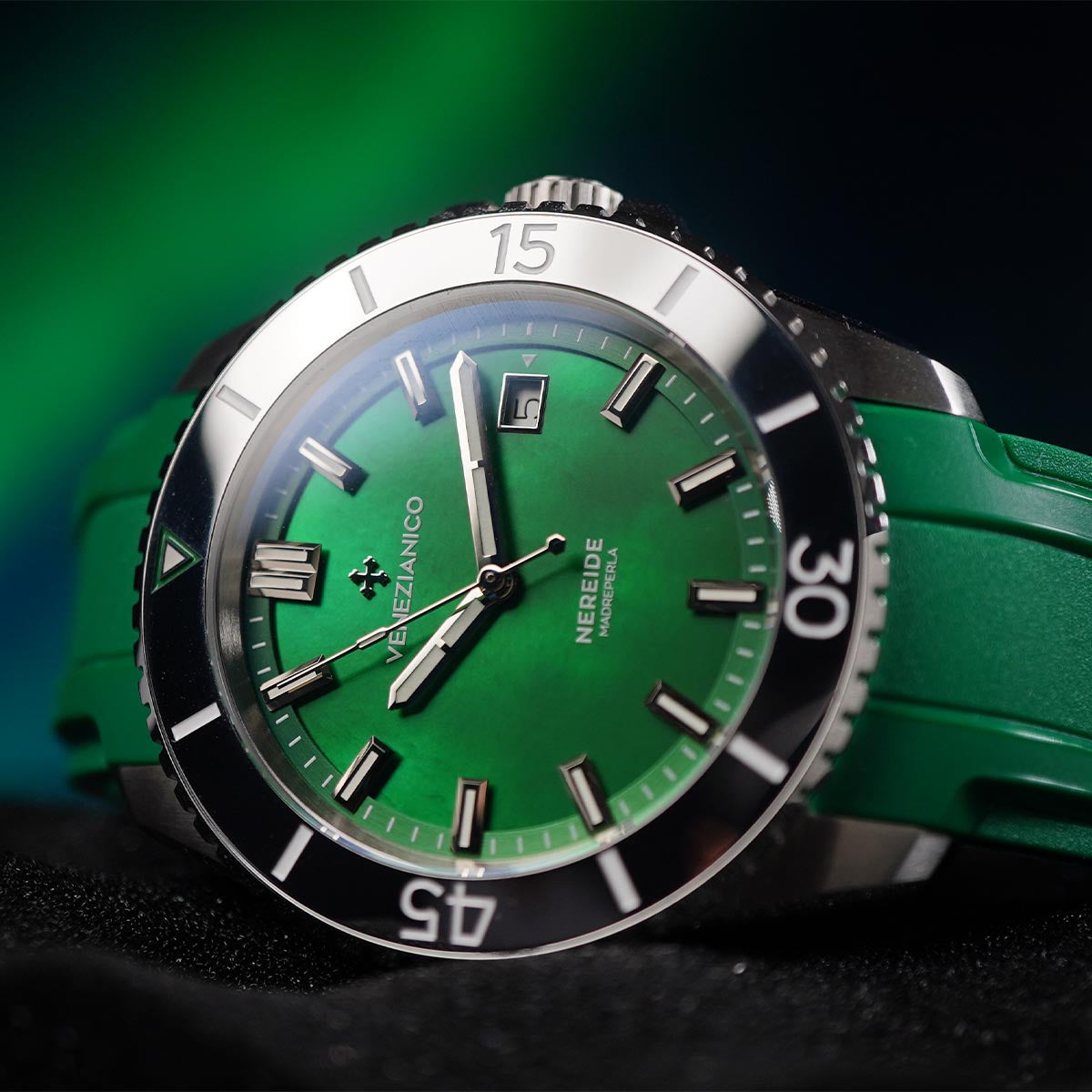 Venezianico Nereide 42mm Madreperla 4521540 Green MOP