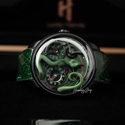 LUCKY HARVEY Green Snake Automatic