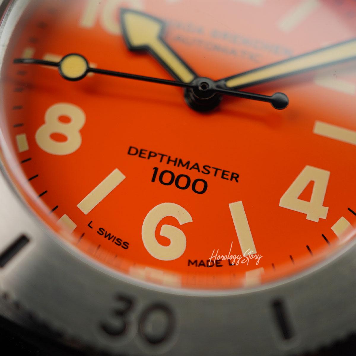 Nivada Grenchen Depthmaster Orange