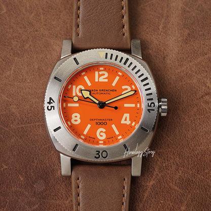 Nivada Grenchen Depthmaster Orange