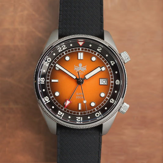 Phoibos Eagle Ray 300m Super Compressor GMT PX023F Fume Orange