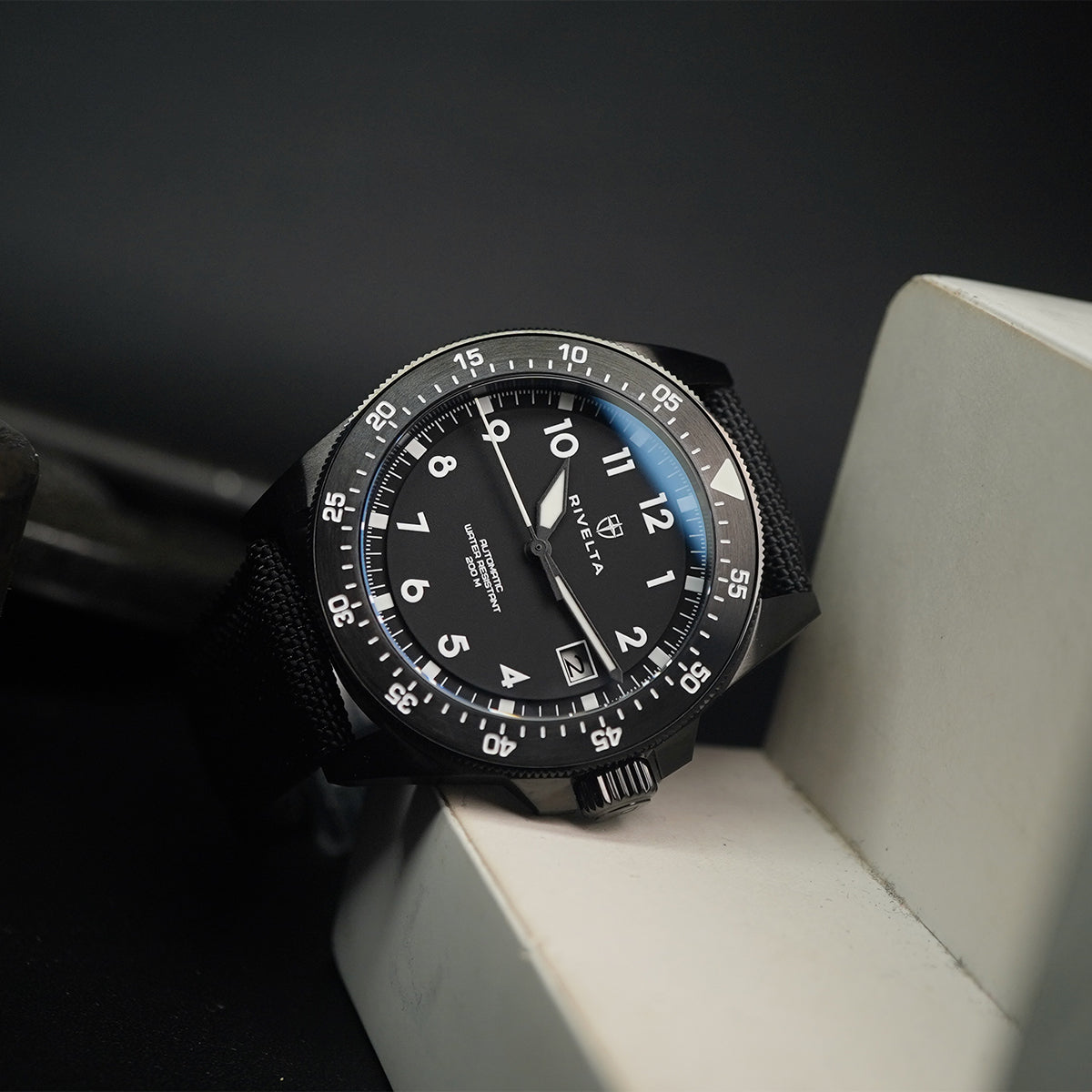 Rivelta Metrodive 02 Black Dial