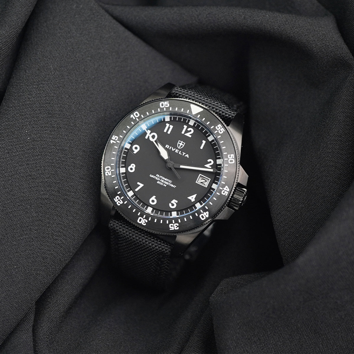 Rivelta Metrodive 02 Black Dial