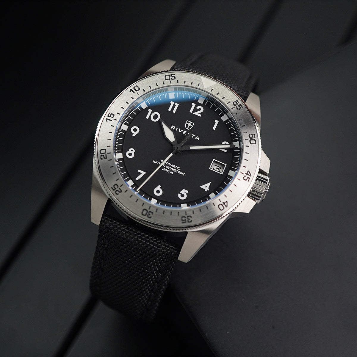 Rivelta Metrodive 04 Black Dial