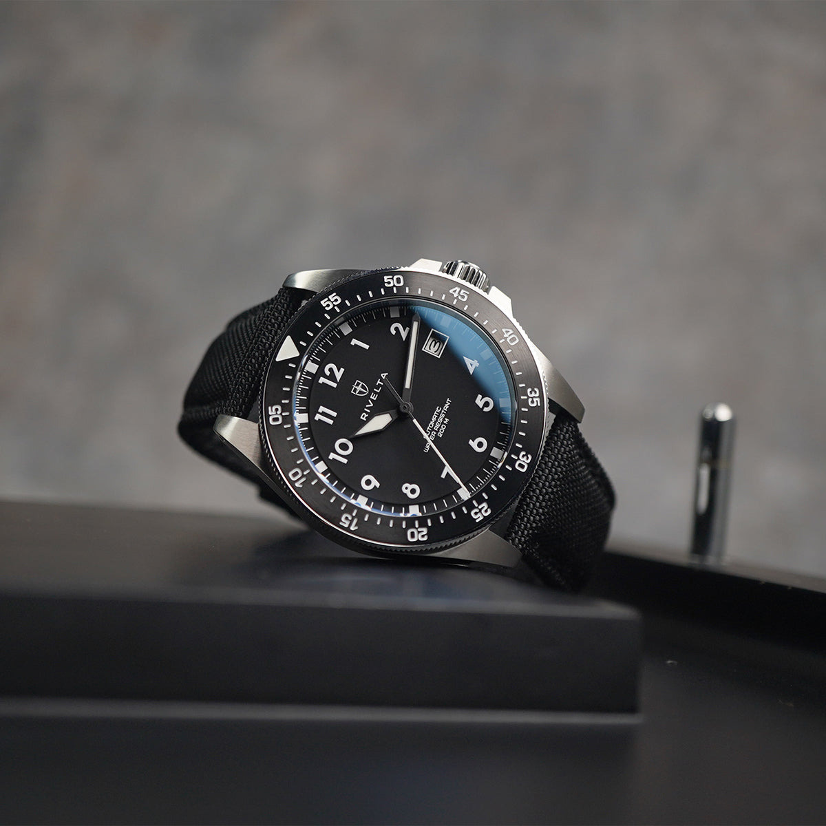 Rivelta Metrodive 03 Black Dial