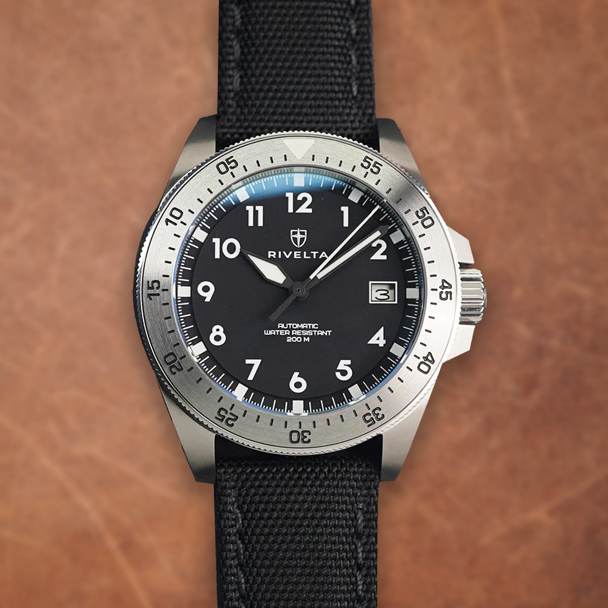 Rivelta Metrodive 04 Black Dial