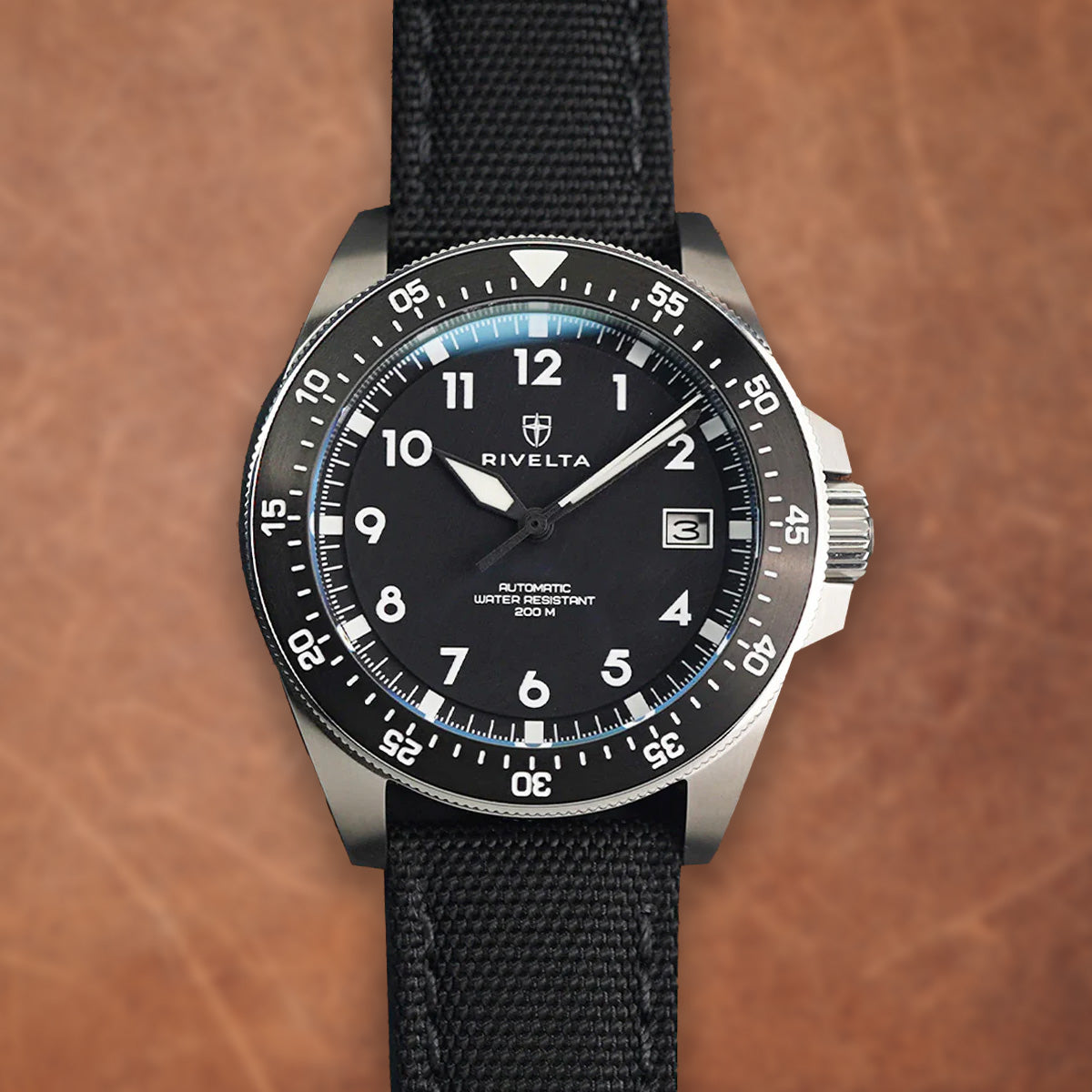 Rivelta Metrodive 03 Black Dial