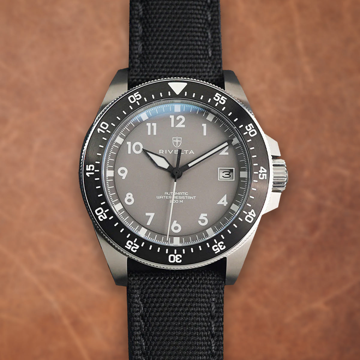 Rivelta Metrodive 01 Grey Dial