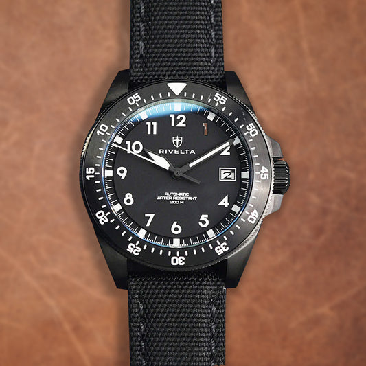 Rivelta Metrodive 02 Black Dial