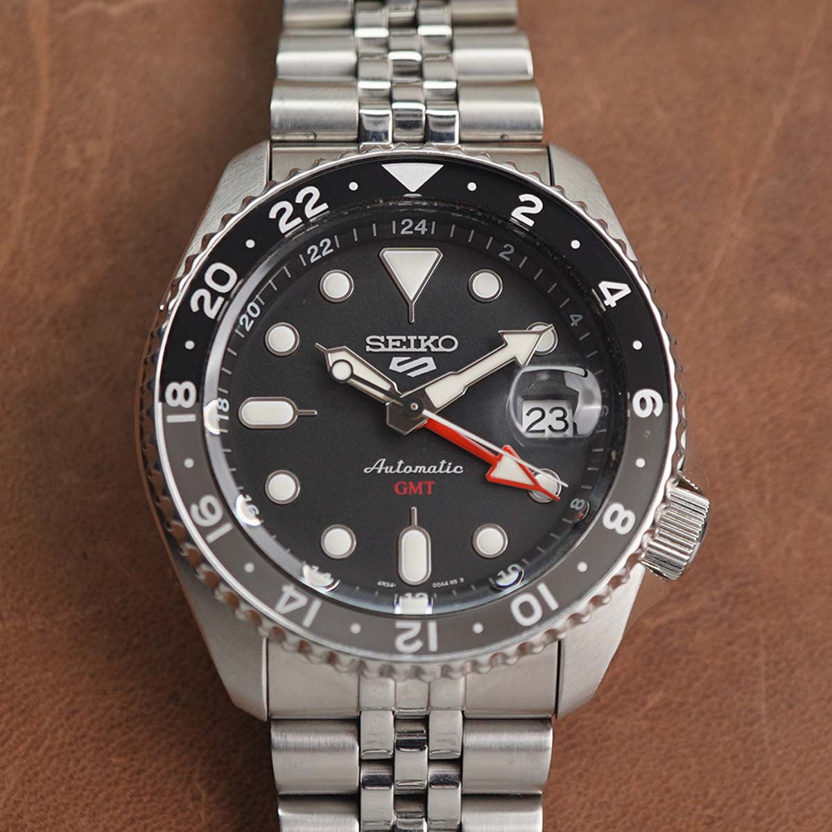 Seiko 5 Sports GMT Seiko SSK001K1 Black Dial