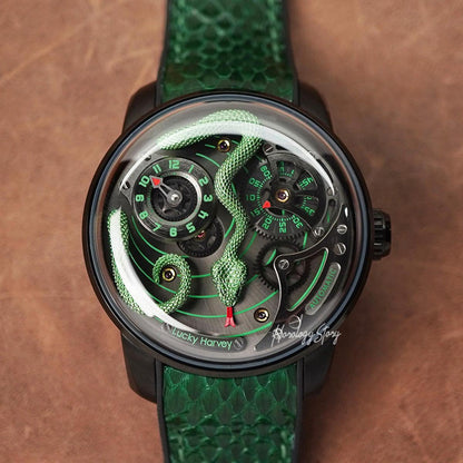 LUCKY HARVEY Green Snake Automatic