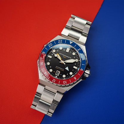 Spinnaker Dumas GMT Cobalt Crimson