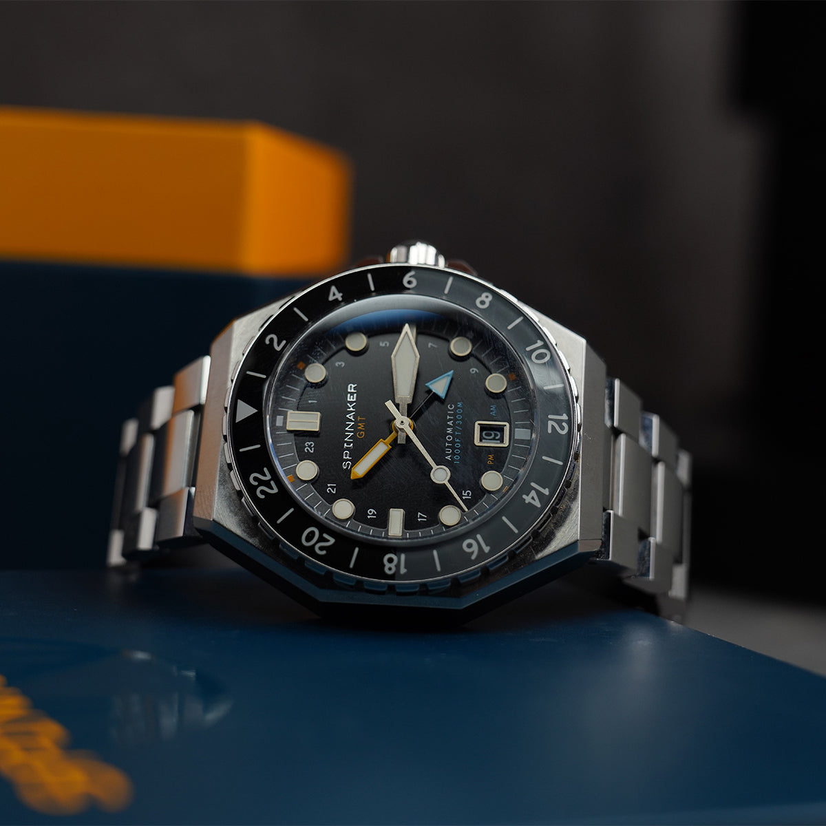 Spinnaker Dumas GMT Harbour Grey