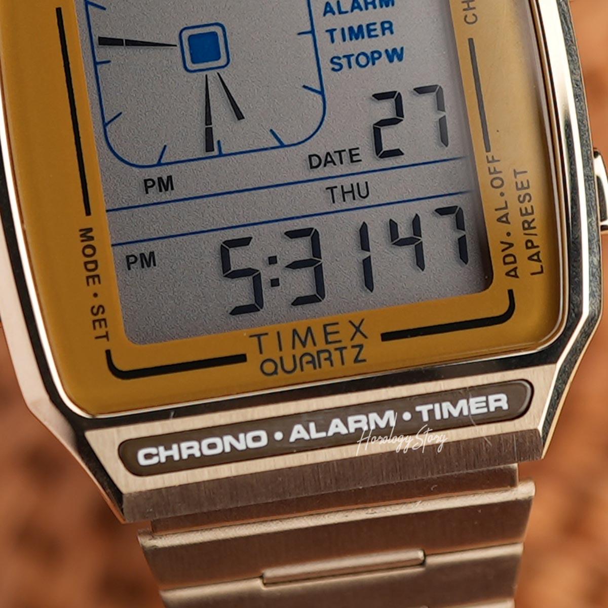 Timex-Q Reissue Digital LCA Gold