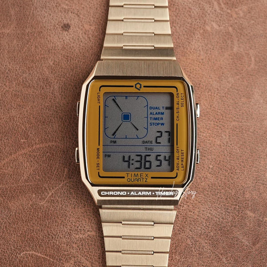 Timex-Q Reissue Digital LCA Gold