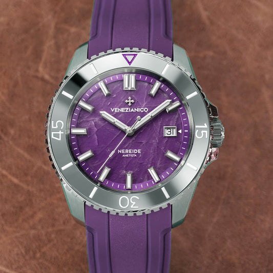 Venezianico Nereide 42mm Ametista 4521545 Purple Dial