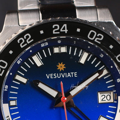 Vesuviate Volare 41mm GMT Blue Dial