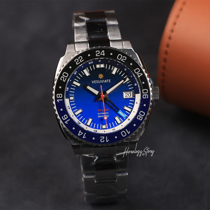 Vesuviate Volare 41mm GMT Blue Dial