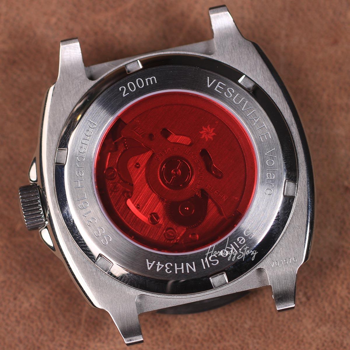 Vesuviate Volare 41mm GMT Red Dial