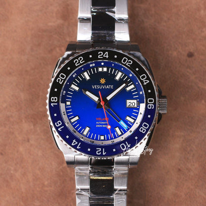 Vesuviate Volare 41mm GMT Blue Dial