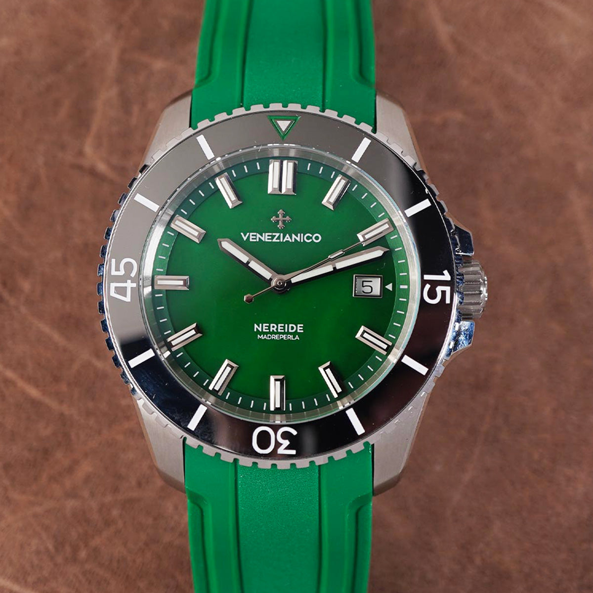 Venezianico Nereide 42mm Madreperla 4521540 Green MOP