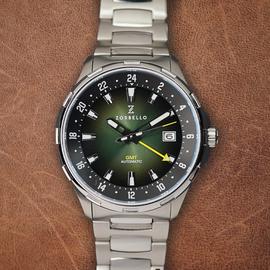 Zorbello G1 Mechanical GMT Degrade Green ZBAF006